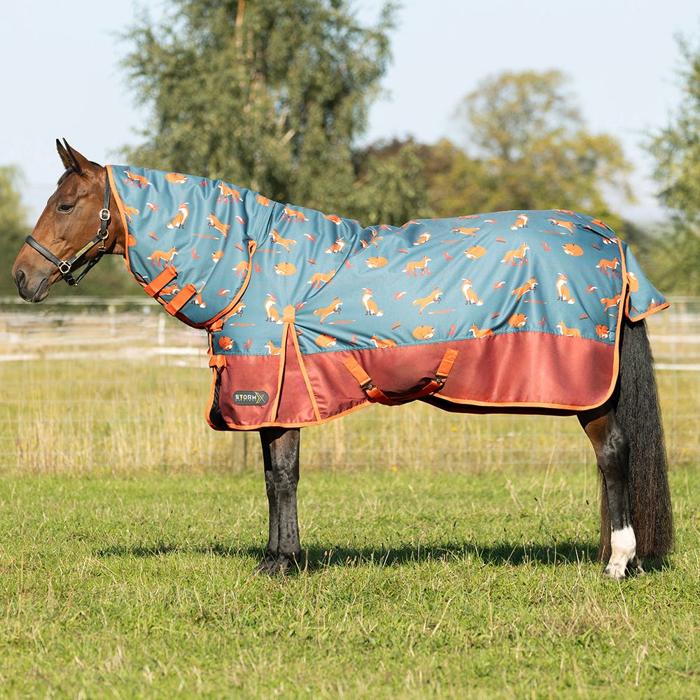 StormX Original Frivolous Fox 200 Combi Turnout Rug image 2